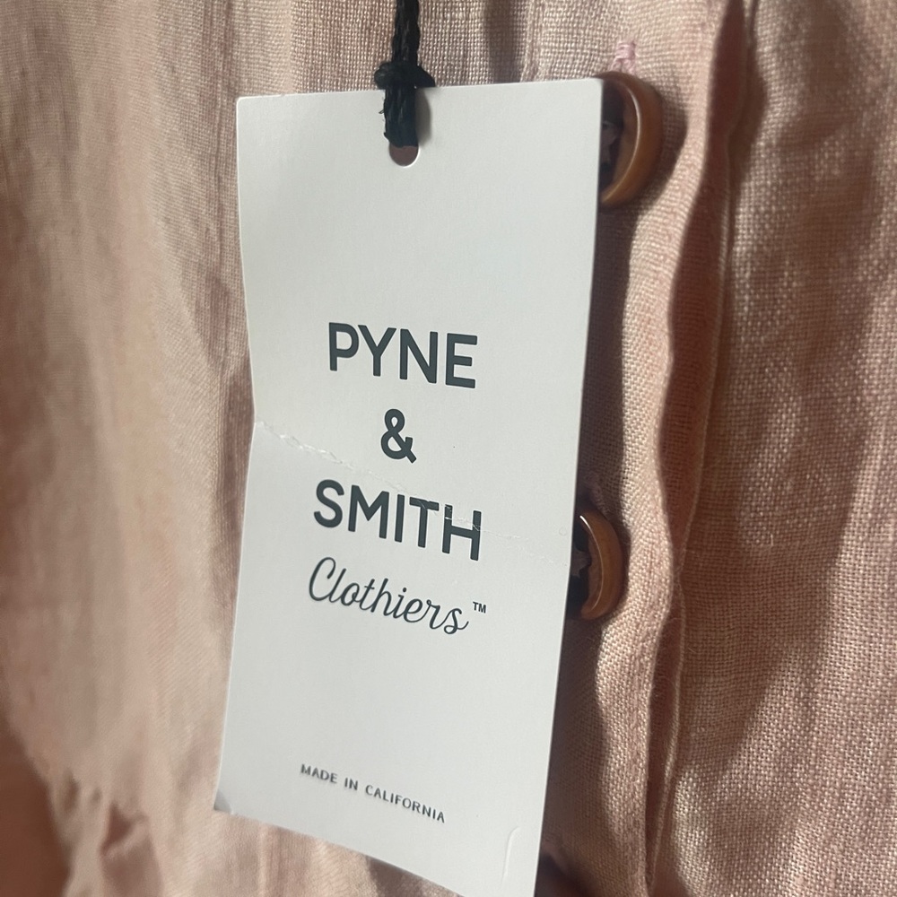 Pyne & Smith Model no. 11 Dress Shell Pink Striped size XS - Picture 5 of 6